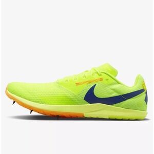 Nike Rival XC 6‎ Cross-Country Spikes Volt/Total Orange Size 8.5 DX7999-701 NEW